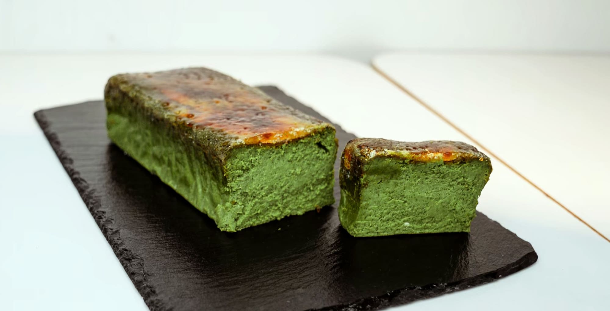 Matcha Caramelized Green Tea Cheesecake-image